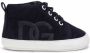 Dolce & Gabbana Kids embroidered-DG high-top sneakers Blue - Thumbnail 2