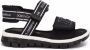 Dolce & Gabbana Kids DG-logo touch-strap sandals Black - Thumbnail 2