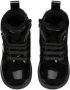 Dolce & Gabbana Kids patent leather combat boots Black - Thumbnail 4