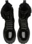 Dolce & Gabbana Kids patent leather combat boots Black - Thumbnail 4