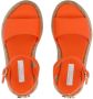 Dolce & Gabbana Kids flatform leather sandals Orange - Thumbnail 4