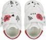 Dolce & Gabbana Kids poppy-print leather sneakers White - Thumbnail 4