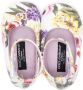 Dolce & Gabbana Kids floral-print leather ballerina shoes Multicolour - Thumbnail 3