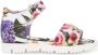Dolce & Gabbana Kids floral-print leather sandals Purple - Thumbnail 2