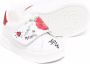 Dolce & Gabbana Kids floral-print touch-strap sneakers White - Thumbnail 2