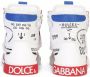 Dolce & Gabbana Kids graffiti-print high-top sneakers White - Thumbnail 3