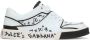 Dolce & Gabbana Kids graffiti-print low-top sneakers White - Thumbnail 2