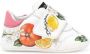 Dolce & Gabbana Kids graphic-print leather trainers White - Thumbnail 2