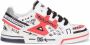 Dolce & Gabbana Kids hand-painted leather sneakers White - Thumbnail 2