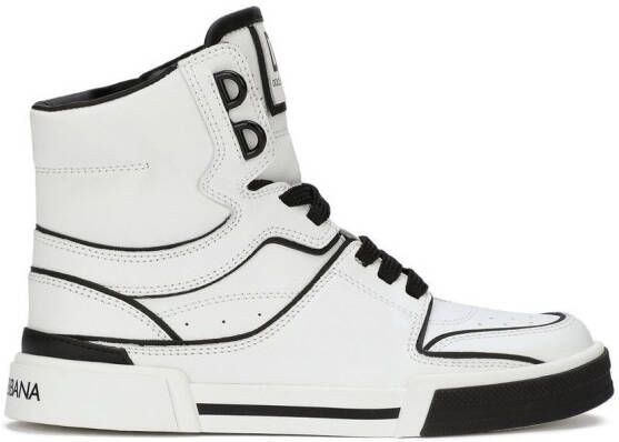 Dolce & Gabbana Kids Portofino New Roma high-top sneakers White