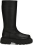 Dolce & Gabbana Kids leather calf-length boots Black - Thumbnail 2