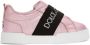 Dolce & Gabbana Kids leather slip-on trainers Pink - Thumbnail 2