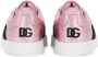 Dolce & Gabbana Kids leather slip-on trainers Pink - Thumbnail 3