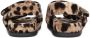 Dolce & Gabbana Kids leopard-print terrycloth sandals Brown - Thumbnail 3