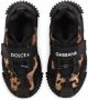 Dolce & Gabbana Kids leopard-print touch strap sneakers Black - Thumbnail 4