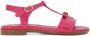Dolce & Gabbana Kids DG-logo patent leather sandals Pink - Thumbnail 2