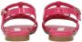 Dolce & Gabbana Kids DG-logo patent leather sandals Pink - Thumbnail 3