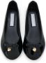 Dolce & Gabbana Kids logo-charm ballerina shoes Black - Thumbnail 3