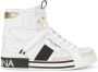 Dolce & Gabbana Kids logo-embossed lace-up sneakers White - Thumbnail 2