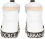 Dolce & Gabbana Kids logo-embossed lace-up sneakers White - Thumbnail 3