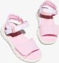 Dolce & Gabbana Kids logo-embroidered touch-strap sandals Pink - Thumbnail 2