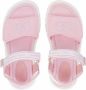 Dolce & Gabbana Kids logo-embroidered touch-strap sandals Pink - Thumbnail 4