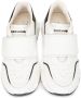 Dolce & Gabbana Kids logo-embroidered touch strap trainers White - Thumbnail 3