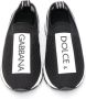 Dolce & Gabbana Kids Sorrento logo-tape slip-on sneakers Black - Thumbnail 3