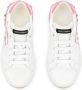 Dolce & Gabbana Kids logo-patch lace-up sneakers White - Thumbnail 4