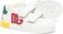 Dolce & Gabbana Kids logo-patch touch-strap leather sneakers White - Thumbnail 2