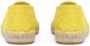 Dolce & Gabbana Kids logo-plaque lace-detailed espadrilles Yellow - Thumbnail 3