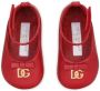Dolce & Gabbana Kids DG plaque ballerina shoes Red - Thumbnail 4