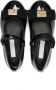 Dolce & Gabbana Kids logo-plaque leather ballerina shoes Black - Thumbnail 3