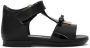 Dolce & Gabbana Kids First Steps patent leather sandals Black - Thumbnail 2
