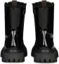 Dolce & Gabbana Kids logo-plaque patent-leather combat boots Black - Thumbnail 3
