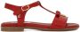 Dolce & Gabbana Kids DG-logo patent leather sandals Red - Thumbnail 2