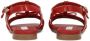 Dolce & Gabbana Kids DG-logo patent leather sandals Red - Thumbnail 3