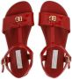 Dolce & Gabbana Kids DG-logo patent leather sandals Red - Thumbnail 4