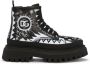 Dolce & Gabbana Kids logo-print lace-up boots Black - Thumbnail 2