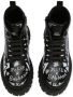 Dolce & Gabbana Kids logo-print lace-up boots Black - Thumbnail 4
