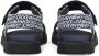 Dolce & Gabbana Kids logo-print leather sandals Blue - Thumbnail 3