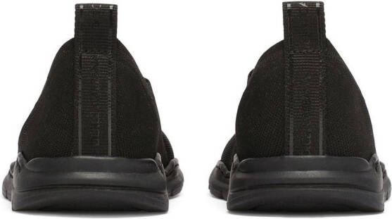 Dolce & Gabbana Kids logo-print slip-on sneakers Black