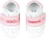 Dolce & Gabbana Kids logo-tape leather sneakers White - Thumbnail 4