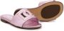 Dolce & Gabbana Kids DG Millenials leather sandals Pink - Thumbnail 2