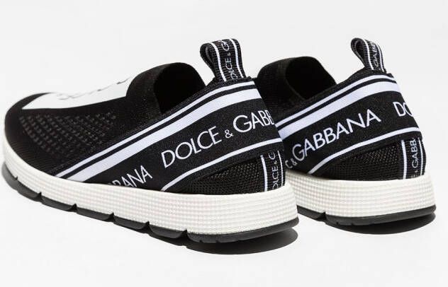 Dolce & Gabbana Kids logo sock-style sneakers Black