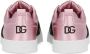 Dolce & Gabbana Kids logo-tape slip-on sneakers Pink - Thumbnail 3