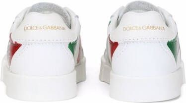 Dolce & Gabbana Kids Made in Italy logo-plaque sneakers White