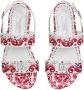 Dolce & Gabbana Kids Majolica-print buckled sandals Multicolour - Thumbnail 4
