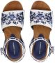 Dolce & Gabbana Kids Majolica-print clog sandals White - Thumbnail 4