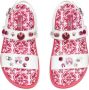 Dolce & Gabbana Kids Majolica-print crystal-embellished sandals White - Thumbnail 4